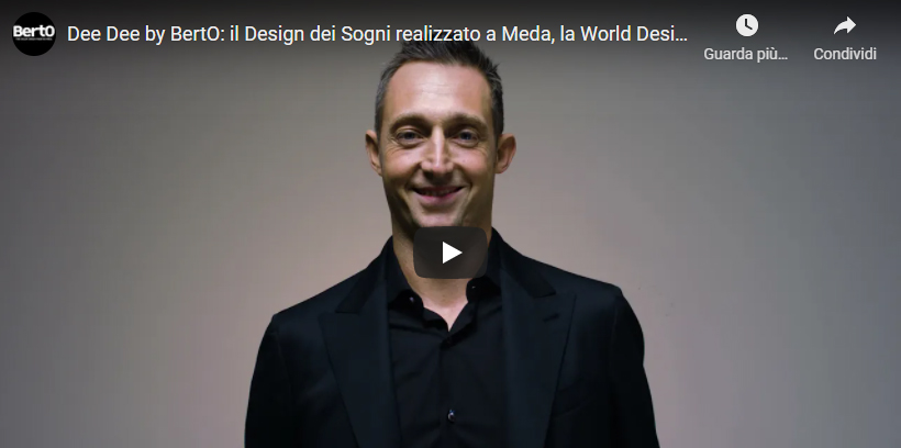 视频 Filippo Berto的沙发在Meda制造